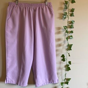 Lilac Capris Pants